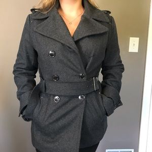 Kenneth Cole Coat in charcoal grey